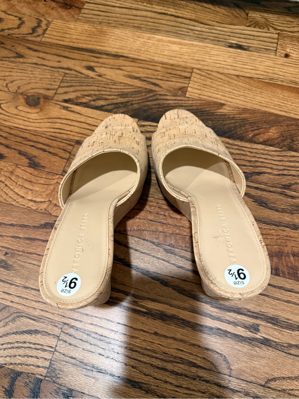 Veronica Beard Dali Cork Wedge Platform Sandal 9.5 Minimalist Resort Coastal - Picture 9 of 9